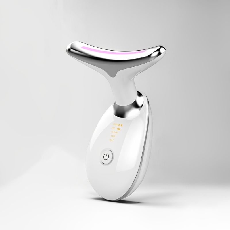 Appareil de massage facial Sculpteur de Visage Ma boutique blanc et argenté pour le raffermissement de la peau